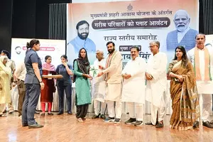 Haryana CM hands over plot allotment letters to 15,250 beneficiaries