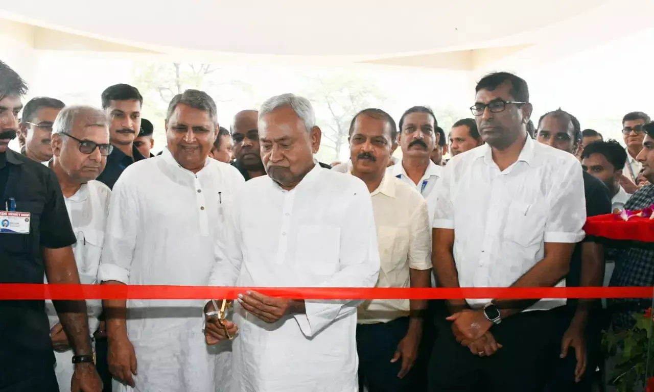Bihar CM Nitish Kumar Inaugurates Valmiki Auditorium and Guest House Complex in West Champaran