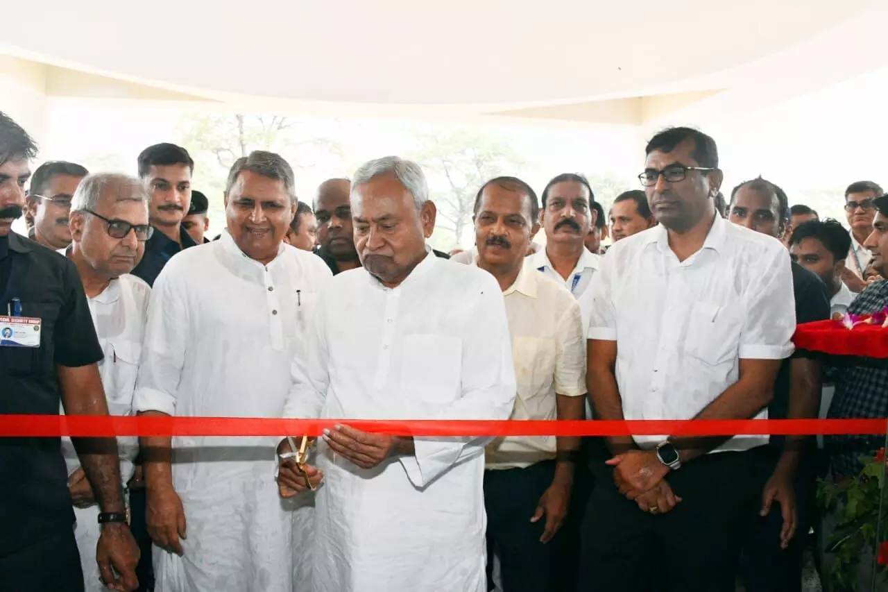 Bihar CM Nitish Kumar Inaugurates Valmiki Auditorium and Guest House Complex in West Champaran