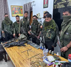 J&K: American, Chinese arms & ammunition recovered from slain terrorists in Doda