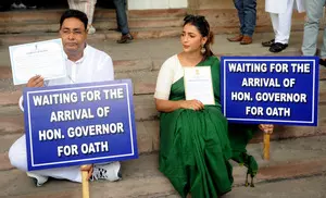 Bengal Speaker writes to President seeking intervention in oath ceremony impasse