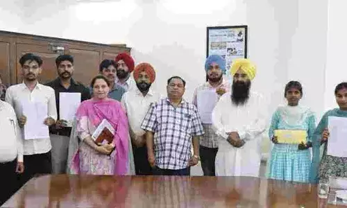 GURMEET SINGH KHUDIAN HANDS OVER JOB LETTERS TO YOUTH