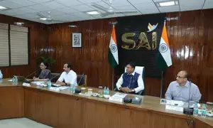 Sports Minister Mansukh Mandaviya visits NIS Patiala, interacts with Olympics-bound athletes