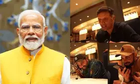 PM Modi speaks to Team India after T20 World Cup win; lauds Rohit, Kohli, and Dravid (Ld)