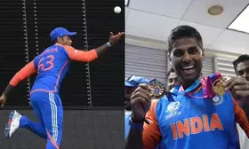 Suryakumar bags Fielder of the Match medal for game-changing catch in the final