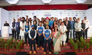 Paris bound Indian athletes buoyant at IOA ceremonial send-off