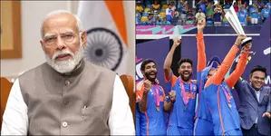 T20 World Cup: PM Modi speaks to Team India, lauds Rohit Sharma, Virat Kohli, Rahul Dravid T20 World Cup: PM Modi speaks to Team India, lauds Rohit Sharma, Virat Kohli, Rahul Dravid