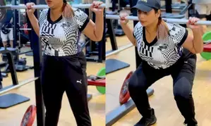 Bhojpuri star Rani Chatterjee starts Monday on positive note; drops video of leg workout