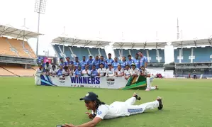 One-off Test: Shafali, Smriti and Sneh propel India to 10-wicket victory against South Africa