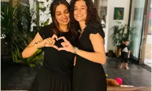 Taapsee celebrates 3 years of Haseen Dilruba’ with films writer Kanika Dhillon