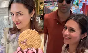 Divyanka relishes gelato in Milan; says God, please keep your calorie angels sleeping