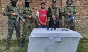 Terror associate arrested, arms, ammunition recovered in J&Ks Baramulla