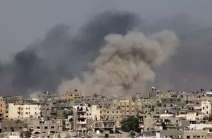 Five Palestinians killed in Israeli airstrike in Gaza City Five Palestinians killed in Israeli airstrike in Gaza City
