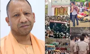 CM Yogi Adityanath leaves for Hathras