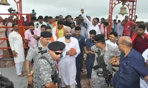 Samrat Choudhary removes his turban in Ayodhya, says his vow is fulfilled