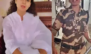 Kangana Ranaut slapgate: CISF constable transferred to Bluru, but ‘remains under suspension’ (Ld)