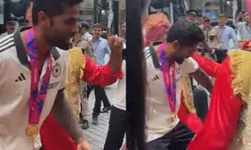 Suryakumar shows off dancing skills as T20 World Cup champions get grand welcome in Delhi