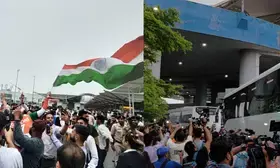 The 11-year wait is over: Spirited fans give jubilant welcome to T20 champs on arrival