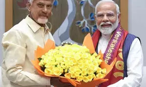 Andhra CM Naidu meets PM Modi, seeks financial assistance