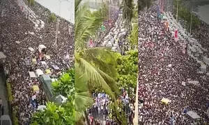 Thousands of thrilled Mumbaikars raring to accord grand welcome to Team India