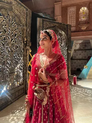 Debchandrimas lehenga in ‘Suhagan Chudail’ inspired by Aishwarya Rais in Jodhaa Akbar Debchandrimas lehenga in ‘Suhagan Chudail’ inspired by Aishwarya Rais in Jodhaa Akbar