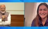 PM Modi asks Priyanka Goswami about her Baal Krishna, wishes her best for Paris Olympics
