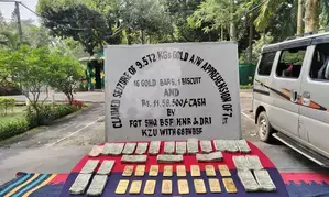 BSF, DRI seize 9.5 kg of gold worth Rs 6.9 crore in joint operation