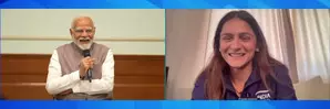 PM Modi asks Priyanka Goswami about her Baal Krishna, wishes her best for Paris Olympics