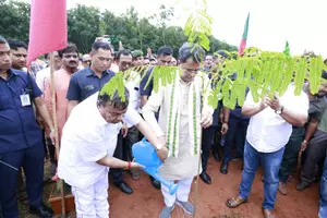 Tripura planted 5 lakh saplings in 5 minutes to increase forest cover: CM Saha Tripura planted 5 lakh saplings in 5 minutes to increase forest cover: CM Saha