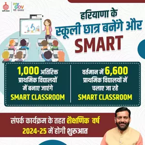 Haryana to introduce smart classrooms in 1,000 more primary schools:  Chief Secy