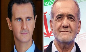 Syrian president congratulates Pezeshkian on election as Iranian president