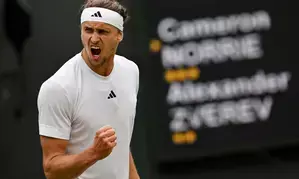 Wimbledon 2024: Alexander Zverev overcomes fall, knocks out Norrie; Shelton survives Shapovalov test
