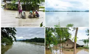 Assam floods: 6 more dead, 24 lakh hit; Amit Shah assures Centres full assistance