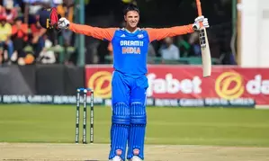 He encouraged me to play lofted shots: Abhishek credits fathers advice for six-hitting ability