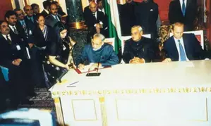 As PM Modi embarks on Russia trip, his two-decade-old photo with Putin surfaces