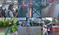 Rain brings Mumbai to the knees, hits flights, trains, traffic, shuts schools and colleges (Lead)