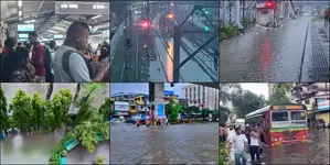 Rain brings Mumbai to the knees, hits flights, trains, traffic, shuts schools and colleges (Lead)