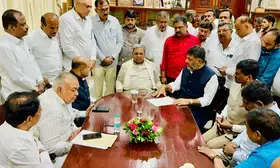 Dy CM Shivakumar-led delegation urges CM Siddaramaiah to rename Ramanagara Dist as Bengaluru South