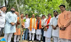 Lok Sabha Speaker Om Birla joins plantation drive in Indore