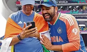 My confidant, my coach and my friend: Rohit pens special note for Dravid