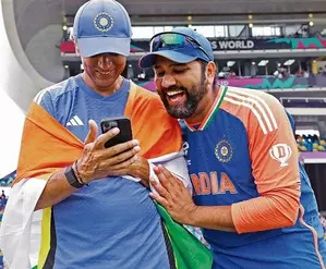 My confidant, my coach and my friend: Rohit pens special note for Dravid