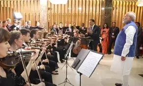 Vande Mataram in Vienna as Austrian artists welcome PM Modi