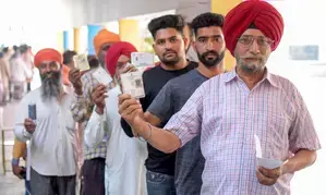 23 pc voter turnout in first four hours in Jalandhar (West) bypoll