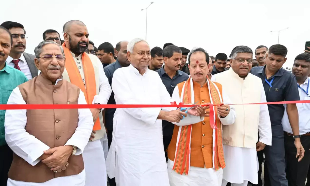 Chief Minister Nitish Kumar Inaugurates New Section of JP Gangapath in Patna
