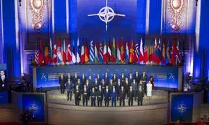 NATO celebrates 75th birthday, gifts Ukraine more air defence systems