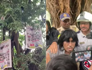 Filmmakers monkey-style protest against Animal Welfare Board of India Filmmakers monkey-style protest against Animal Welfare Board of India