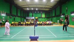 President Droupadi Murmu plays badminton with Saina Nehwal ahead of womens lecture series