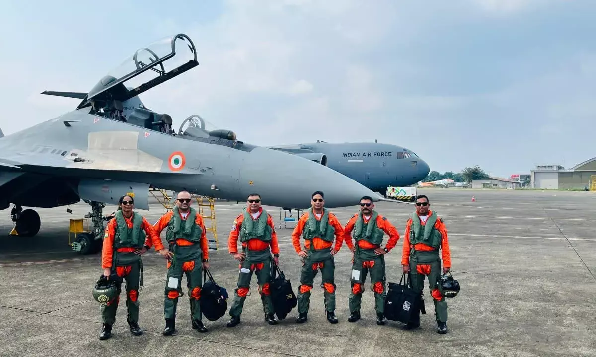 IAF Lands in Australia for Largest-Ever Exercise Pitch Black 2024