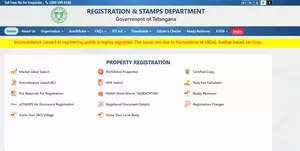 Property, land registration comes to a halt in Telangana