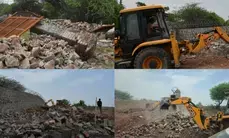 Gurugram: 12 illegal constructions in Raisina Hills razed